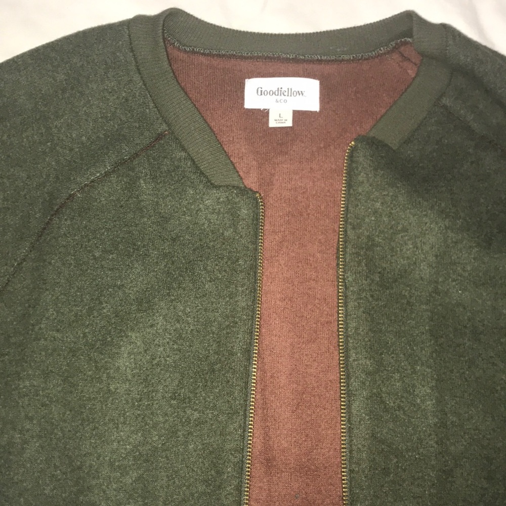 Green Wool Goodfellow jacket!